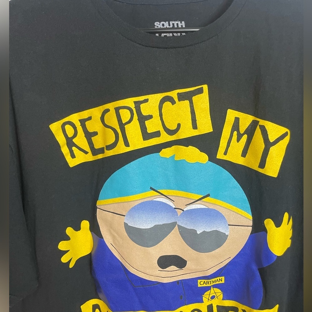 South Park Cartman Respect My Authority Shirt Size 2XL Men - Picture 4 of 6